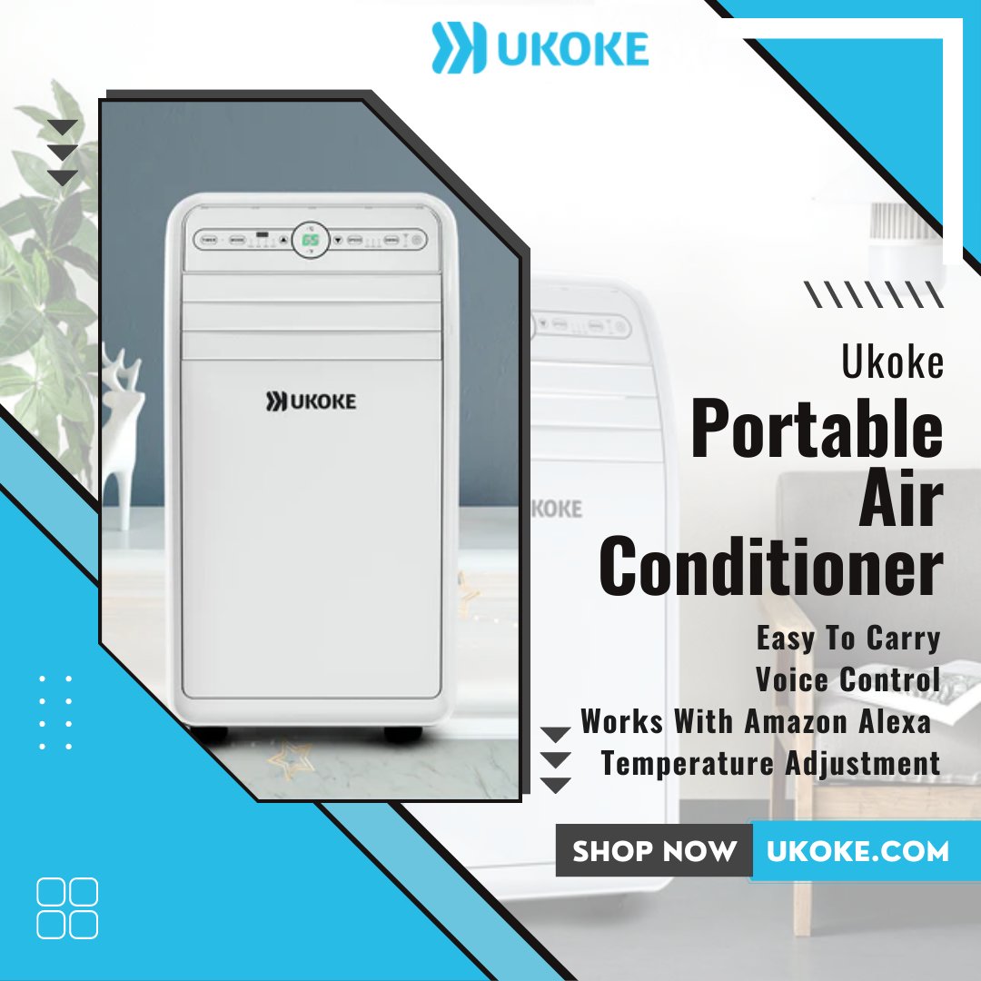Ukoke_Simplify's tweet photo. Ukoke Air conditioner comes with a phone app, which means you can control this device. It also provides the facility of Wi-Fi and voice control. 
Check the website to know more: https://t.co/2Iyw1oY3wA
#acportable #acminiportable #airconditioning #smartgadgets #gadgets #coolgadge https://t.co/yhSfbq8ac0