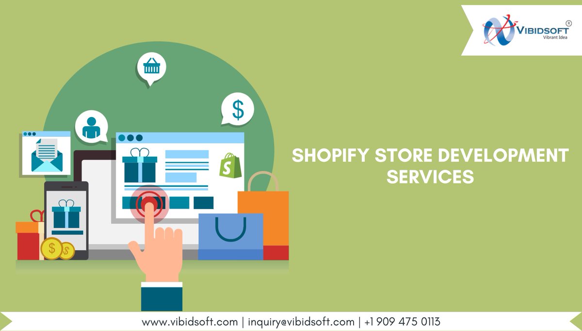 vibidsoft's tweet image. Shopify Store Development Services
Get your #Shopify store up and running with ease! Our expert team offers top-notch #ShopifyStoreDevelopment services. Contact us today for a customized e-commerce experience!
Visit: bit.ly/3Iknfli
Email: inquiry@vibidsoft.com