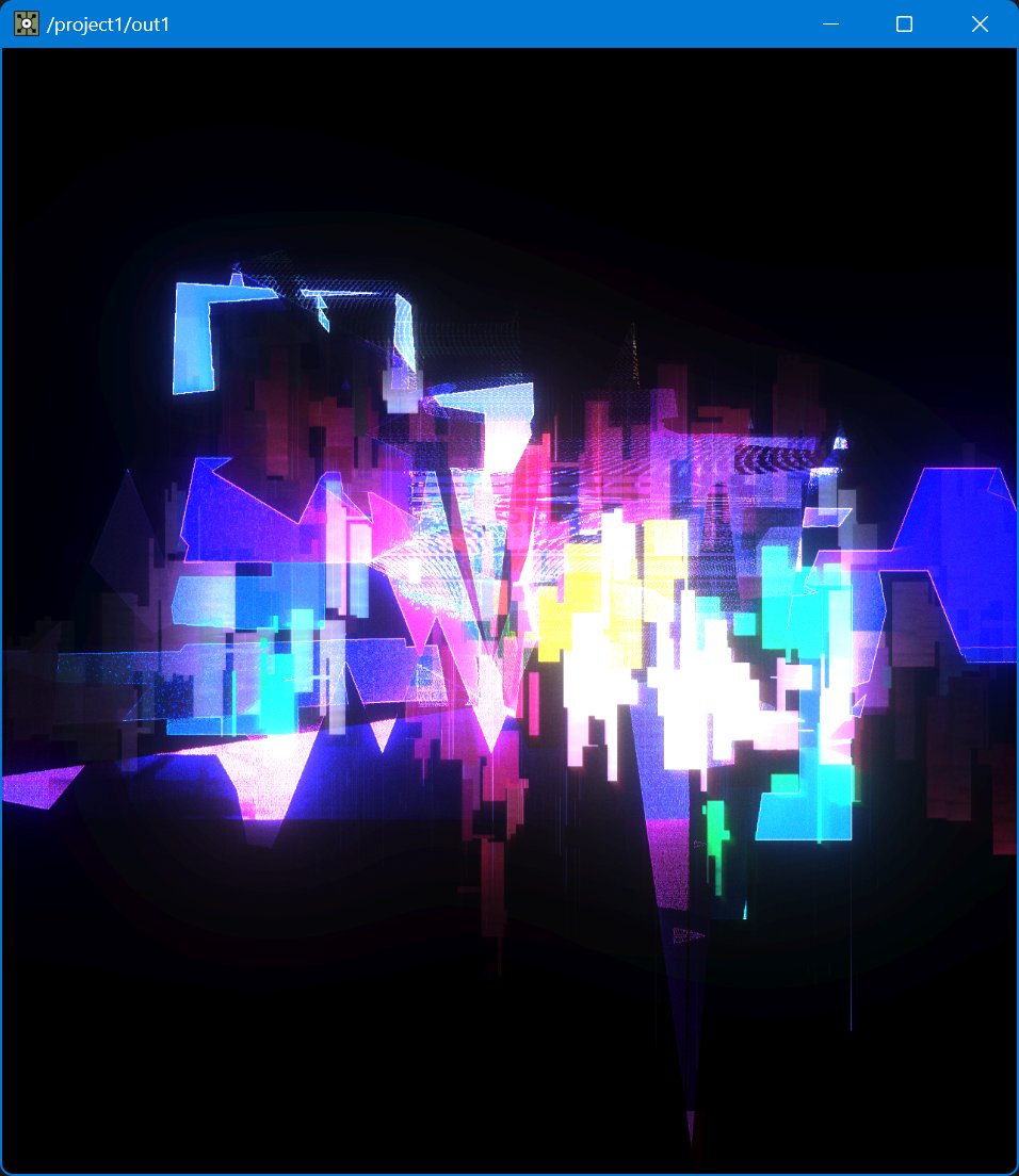 ぶっ壊しオーディオジェネ
#TouchDesigner