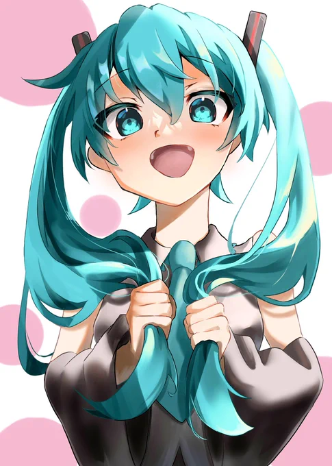 過去絵ミクちゃん置いときますね。。 #イラスト #初音ミク