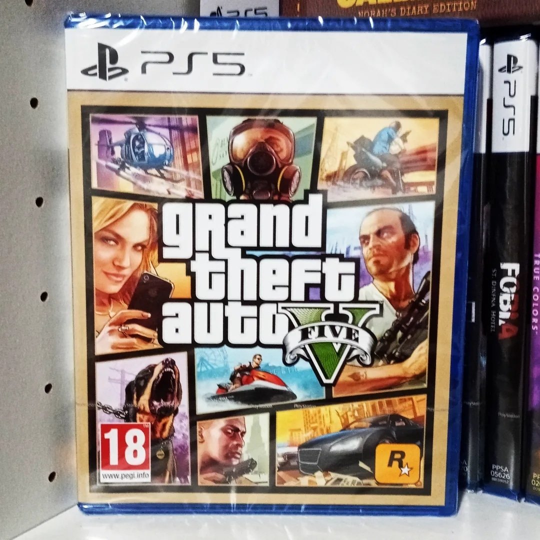 Chuspi82's tweet photo. Resistí en PS3 y PS4. Pero por 12€ no me he resistido ahora... @RockstarGames @PlayStationES #GrandTheftAuto #GTA #GrandTheftAutoV #GTAV #Sony #PlayStation #PlayStation5 #PS5 #PS5Collection #ColecciónPS5 https://t.co/XKHuy0qkTO