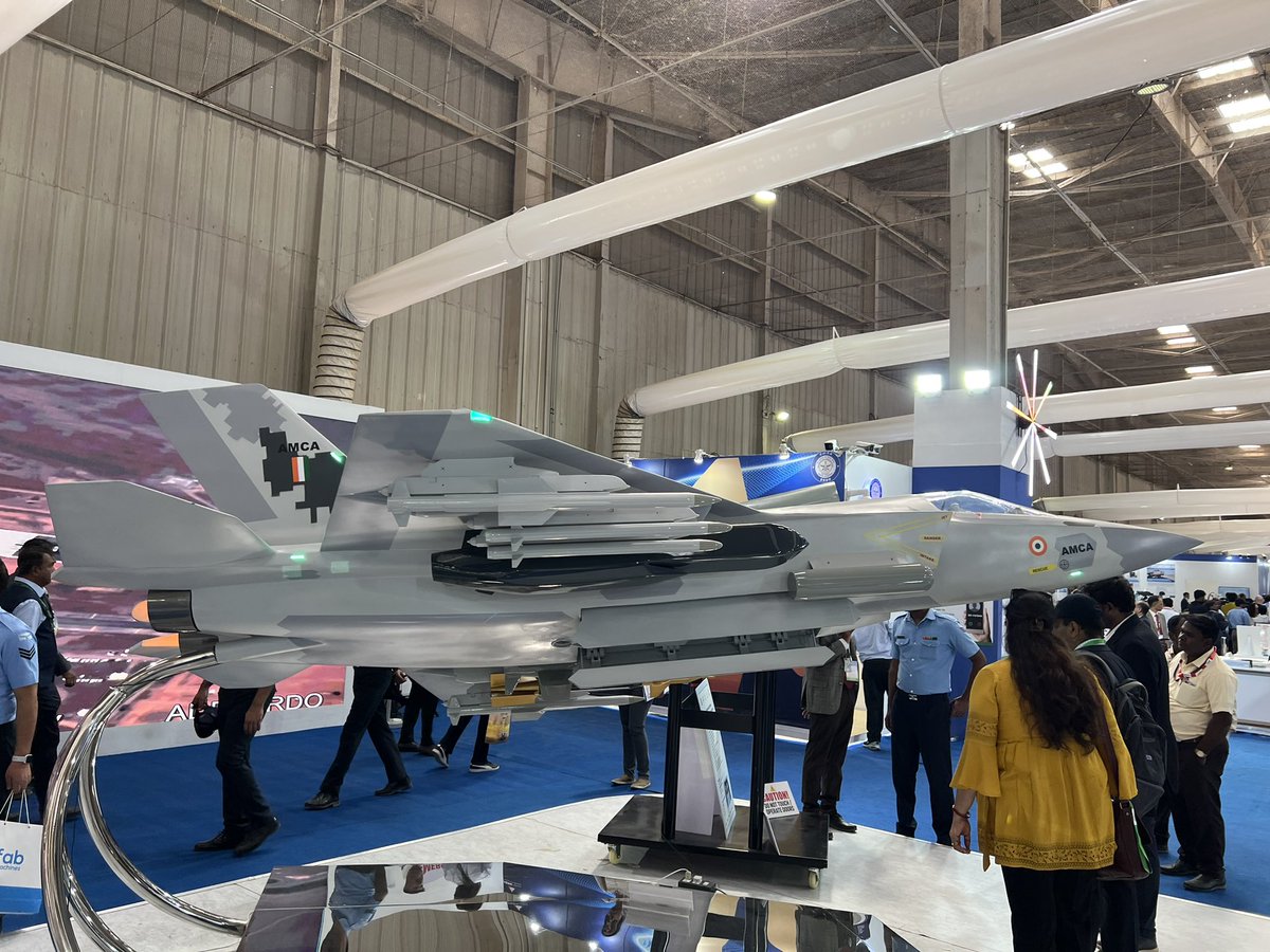 Internal Weapons Bay This AMCA internal weapons bay demonstrator at #AeroIndia23 right next ...