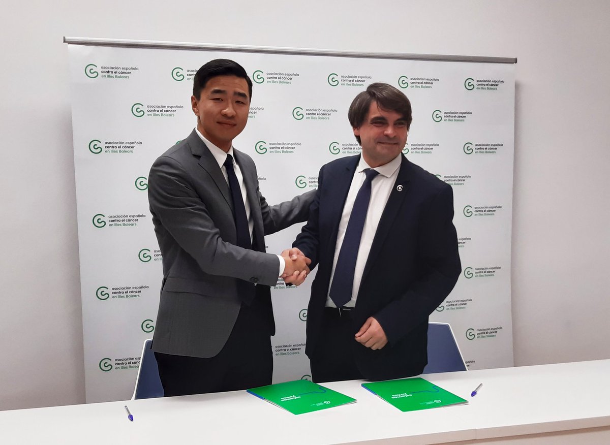 ContraCancerIB's tweet photo. 🆕 Nuevo acuerdo de colaboración con la Asoc. China de #IllesBalears (#ACHINIB) para impulsar acciones basadas en la promoción de la salud, divulgación de buenos hábitos y medidas preventivas frente al cáncer entre la comunidad china residente en las Islas
#CaminoContraElCáncer https://t.co/0WtYuZSaXD