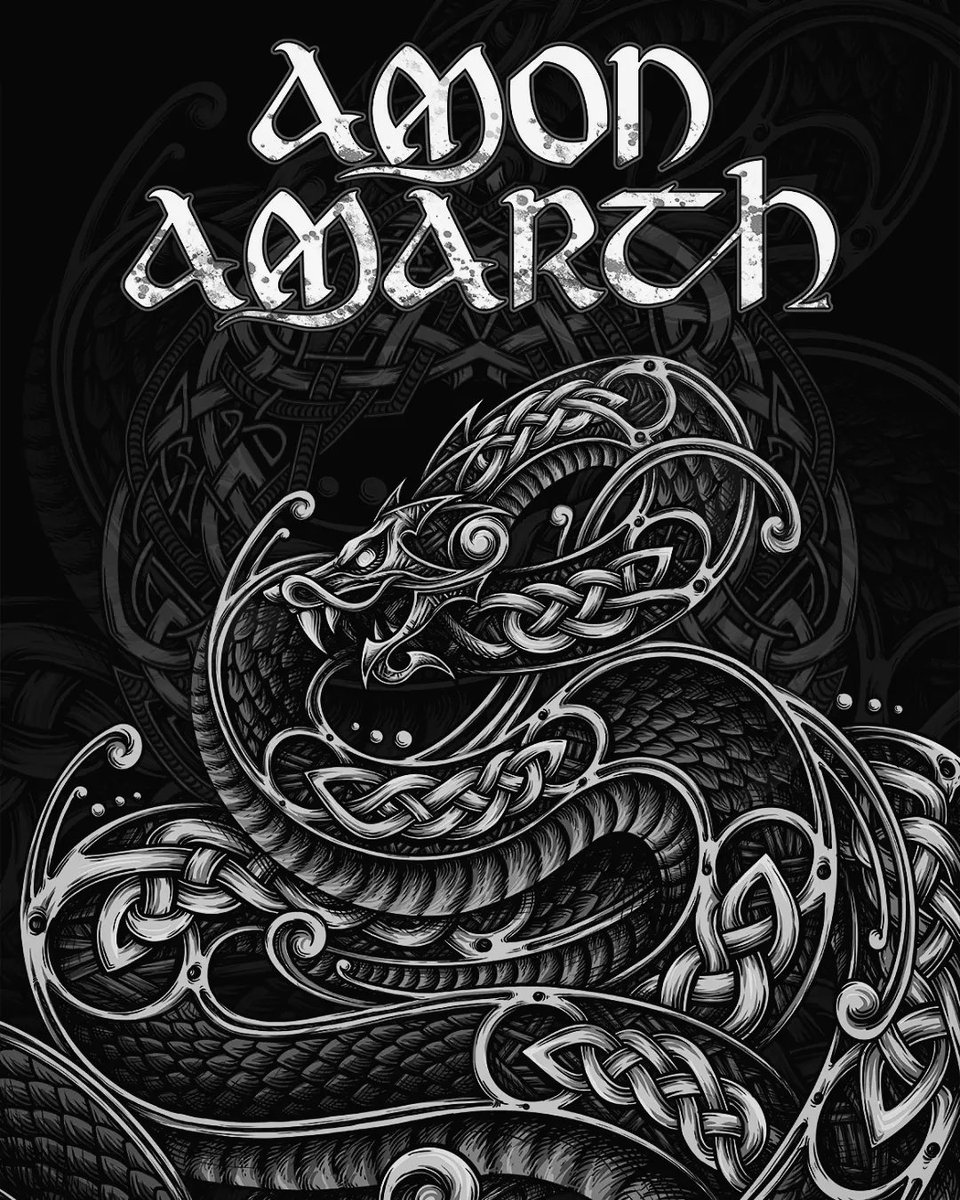 dickyartwork's tweet photo. Jormungandr illustration i did for @AmonAmarthBand 🤘🤘🤘 https://t.co/d7cK9Lqzwl