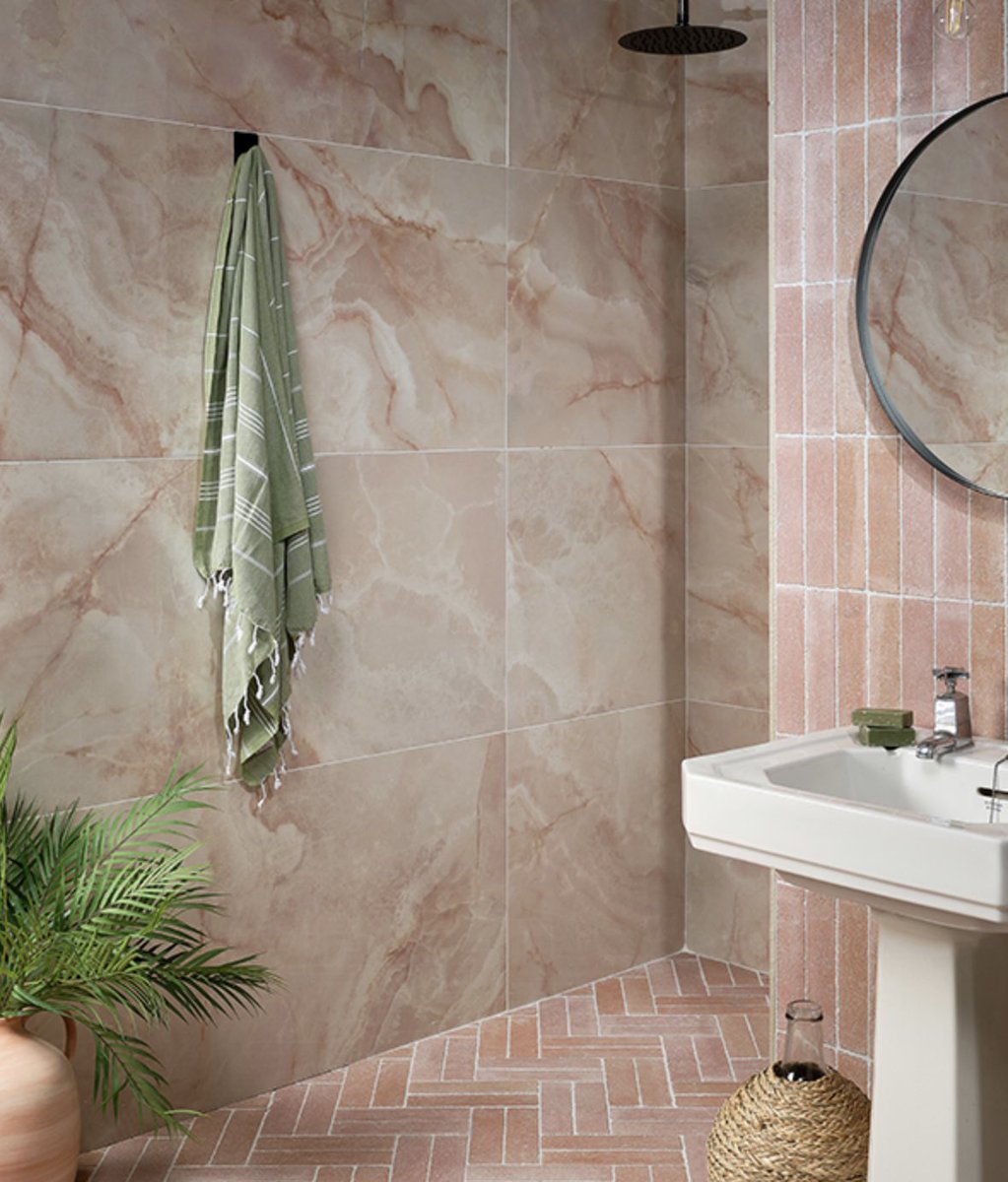 AbbeygateBSE's tweet photo. California Porcelain Rose 🌹

Beautiful high gloss tiles suitable for interior floors and walls 💗

#pinktiles #porcelaintiles #walltiles #floortiles #pinkbathroom #capietra #pinkmarble 
@CaPietra https://t.co/zMi92BlYo3
