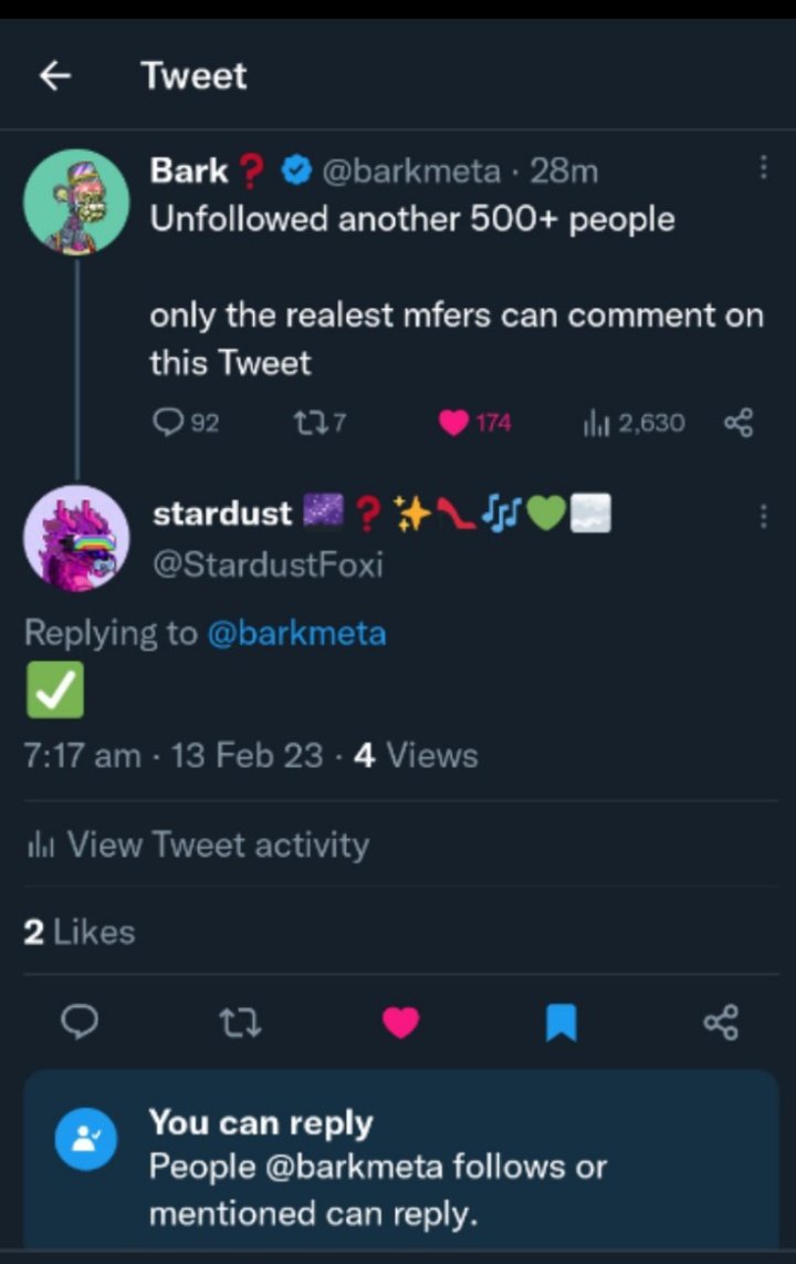 StardustFoxi's tweet photo. #onlytherealest π―πβ
βπ
#muchlove for this @barkmeta https://t.co/QUZ4riyRFZ