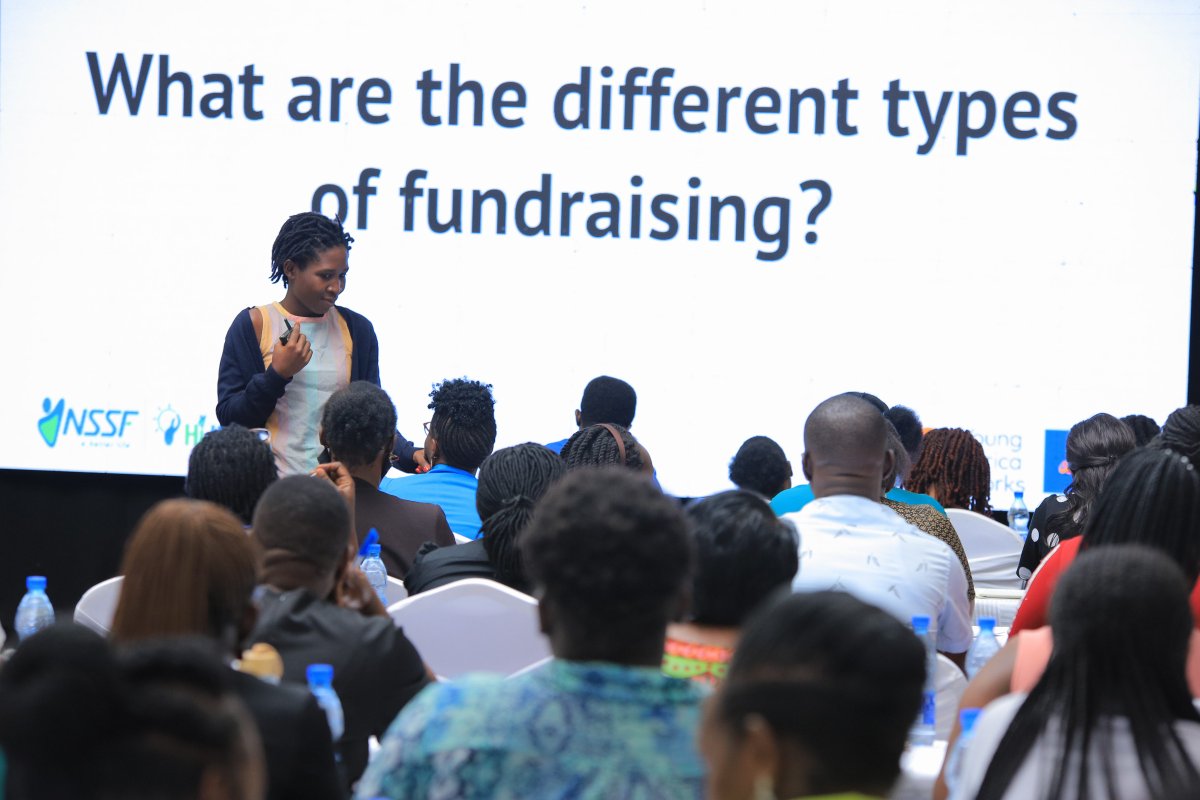 OutboxHub's tweet photo. As a woman entrepreneur, you can raise financing from your friends, family members, and investors. Make sure you know what you want and communicate exactly that while pitching.

Susan Namirimu, CEO Mtindo Design Studio

#NSSFHiInnovator https://t.co/R7wtmKr0bm