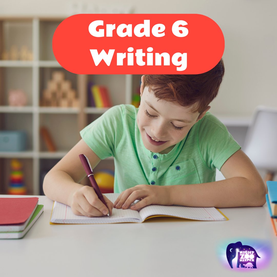 nightzookeeper's tweet image. All you need to know about Grade 6 writing:
bit.ly/3YdHlCo

 #grade6writing #nightzookeeper