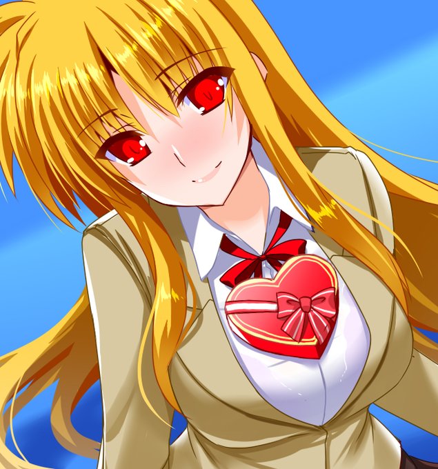 JKフェイトちゃんの!チキチキバレンタインチョコチャレンジー!フェイトちゃんに触れずにチョコをいただく挑戦タイム!お触り禁止やで～～#バレンタイン#フェイトテスタロッサ #おっぱいチャレンジ 