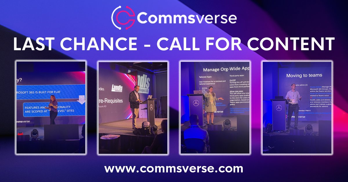 Commsverse - The place to learn Microsoft Teams tweet media