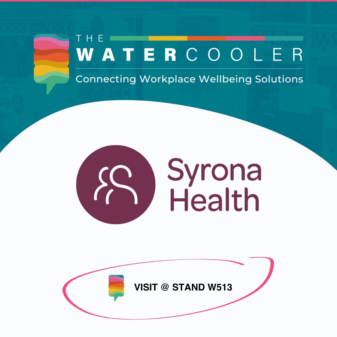 The Watercooler & The Office 2024 (@watercoolerevnt) on Twitter photo It's a new week at #thewatercooler and we are thrilled to have <a href="/SyronaHealth/">Syrona Health (YC W22)</a> joining the exhibition this year.
🤝 Meet them at stand W513
📍 The Watercooler April 25 - 26 at ExCel London
âś… Grab a FREE visitor pass watercoolerevent.com
#workplacewellbeing It's a new week at #thewatercooler and we are thrilled to have <a href="/SyronaHealth/">Syrona Health (YC W22)</a> joining the exhibition this year.
🤝 Meet them at stand W513
📍 The Watercooler April 25 - 26 at ExCel London
âś… Grab a FREE visitor pass watercoolerevent.com
#workplacewellbeing