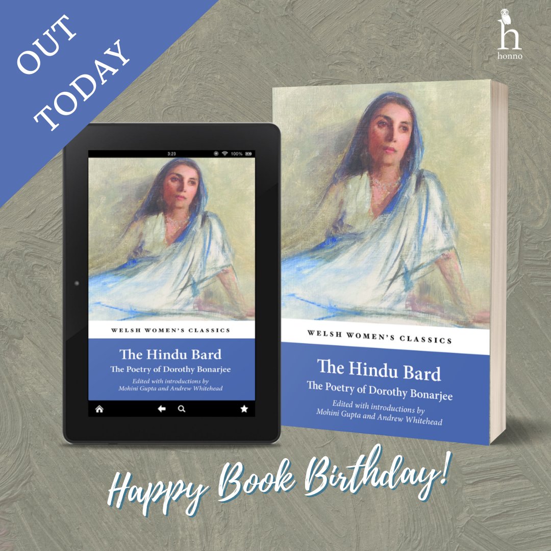 It's #ReleaseDay! The Hindu Bard, the 34th #WelshWomensClassic in our series is out today!

You can order your copy from your local book shop or here:

#Amazon: amazon.co.uk/Hindu-Bard-Dor…

Bookshop.Org: uk.bookshop.org/a/3956/9781912…