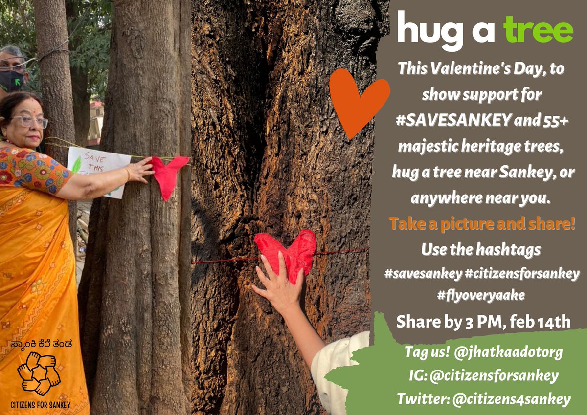 by2_coffee's tweet photo. Such a beautiful way to celebrate Valentine's Day! 💚
@Jhatkaadotorg @Citizens4Sankey
#savesankey #flyoveryaake #sankeyflyoverproject 🌳 https://t.co/aw2gbosITQ