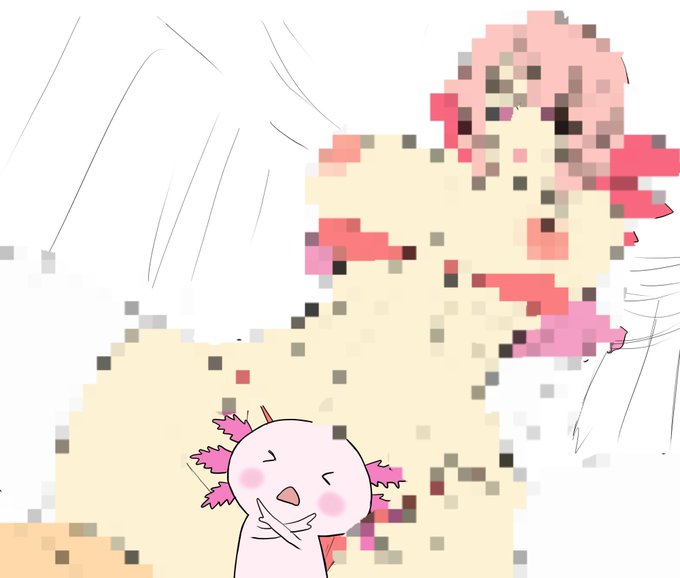 春ボケのイラストの下地が塗れました。 