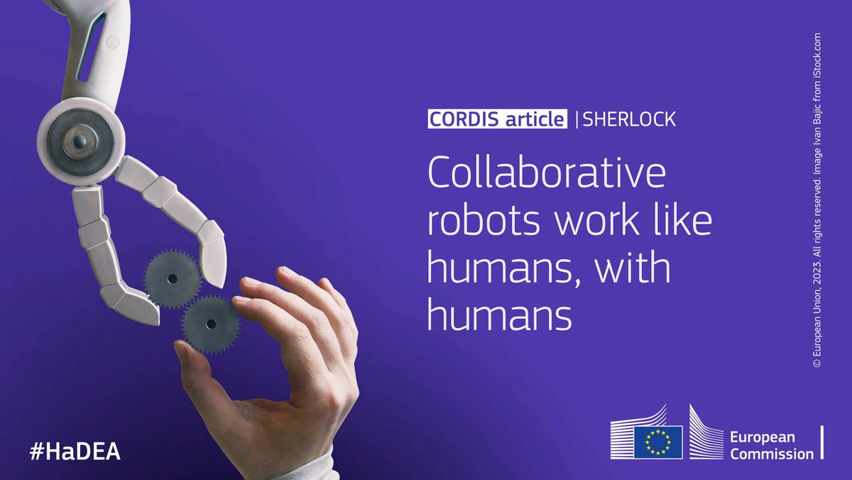 HaDEA (@eu_hadea) on Twitter photo How can robots collaborate with industry workers?🧑🏭
🧐 Find out how our #H2020 project <a href="/SherlockH2020/">Sherlock H2020 Project</a> did it! ⬇️ cordis.europa.eu/article/id/442… How can robots collaborate with industry workers?🧑🏭
🧐 Find out how our #H2020 project <a href="/SherlockH2020/">Sherlock H2020 Project</a> did it! ⬇️ cordis.europa.eu/article/id/442…