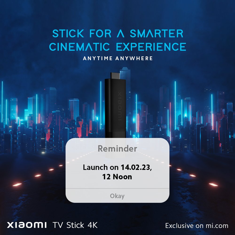 Xiaomi India on Twitter "Get ready for the ultimate streaming