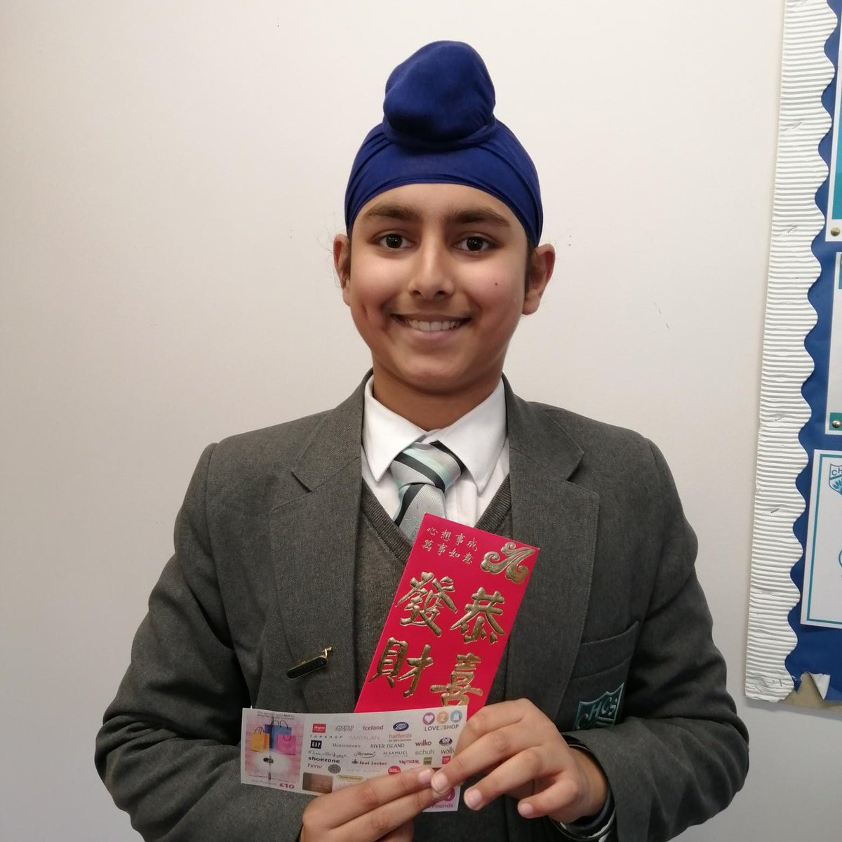 Congratulations to Gurnoor Singh in Year 7 for winning our Chinese New Year zodiac quiz!  He got all the animal book and movie titles right, using all the clues dotted around the school. Well done!
#diversity #schoolquiz #reward