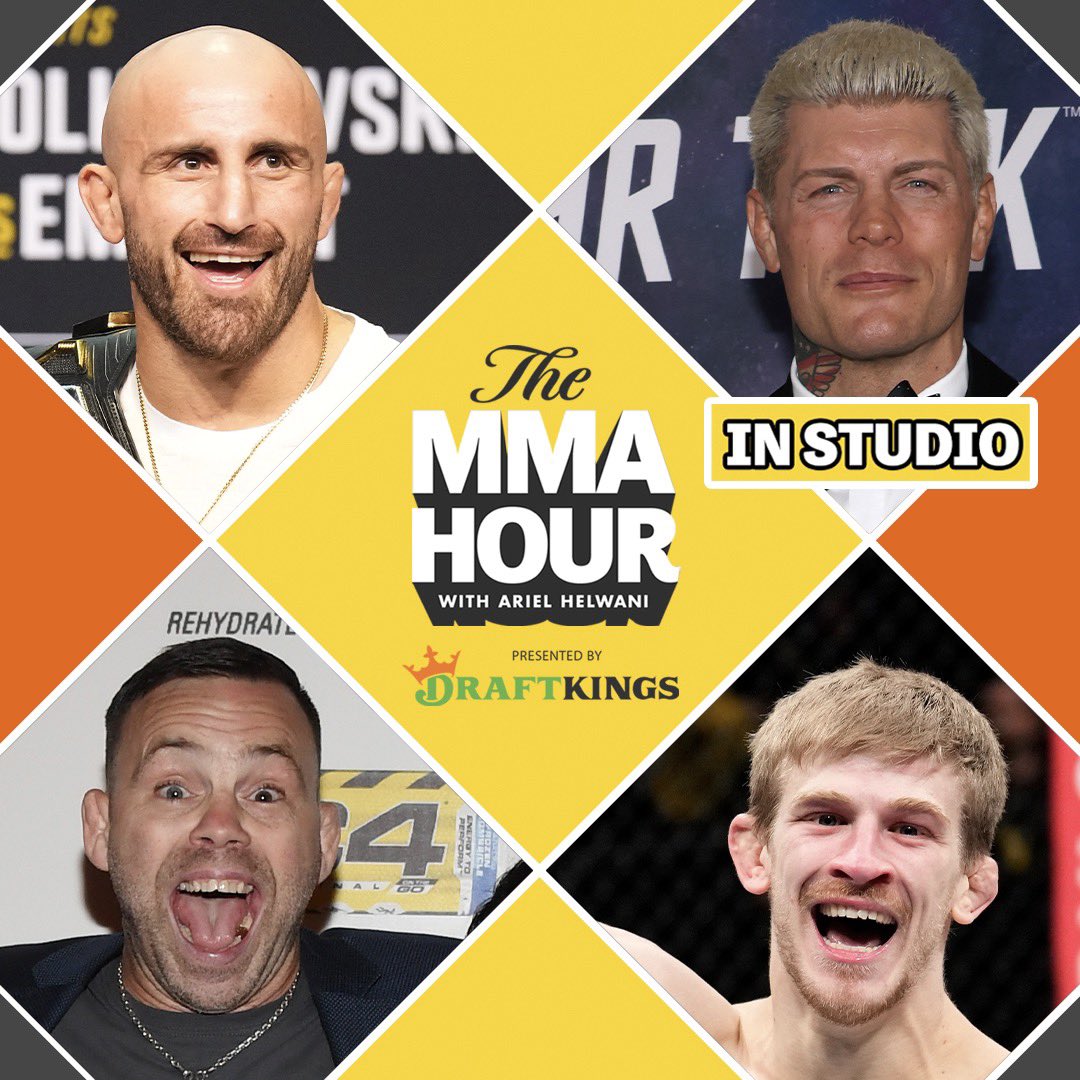 arielhelwani's tweet photo. Oh baby. 

Can’t wait for today’s post-PPV Monday. https://t.co/8vatchdGZh