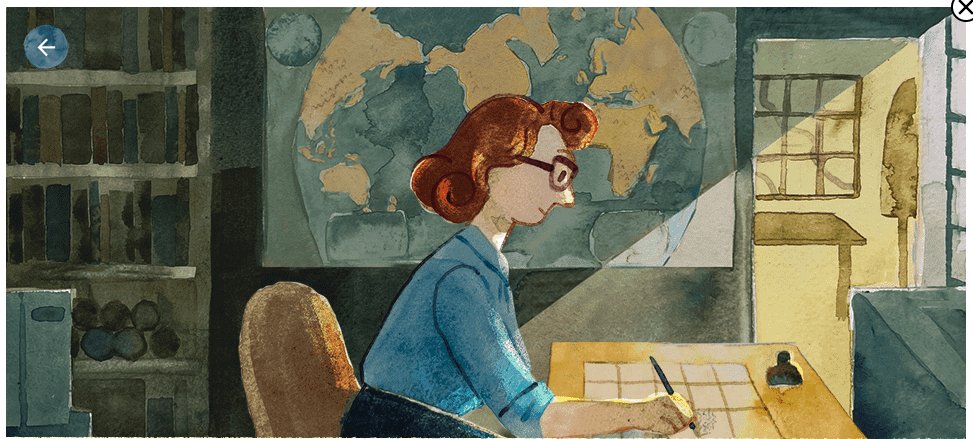 Wow, what a wonderful GoogleDoodle on the the work of Marie Tharpe and her discovery of the Mid Atlantic Ridge.

google.com/doodles/celebr…
