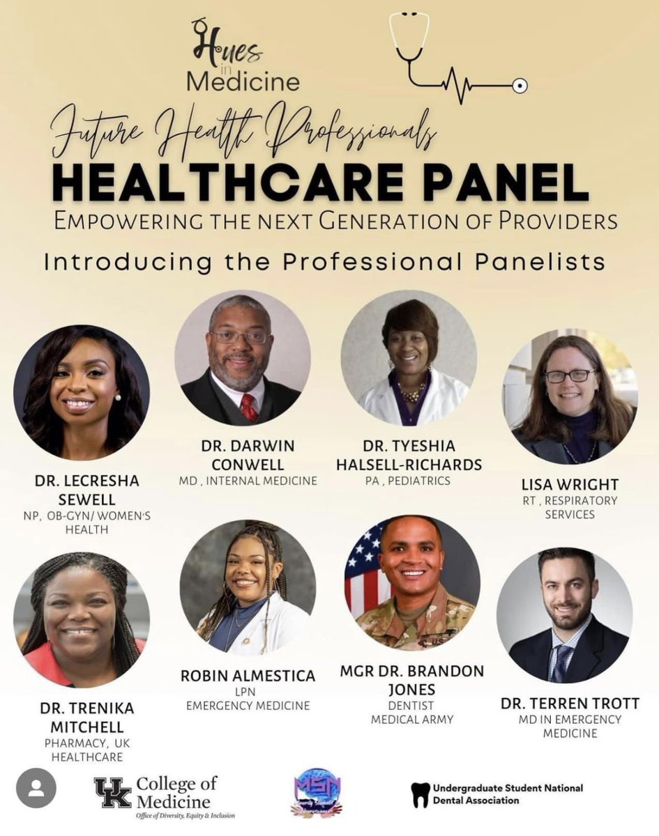 We are excited to empower the next generation of health providers today! Thank you University of Kentucky #huesinmedicine