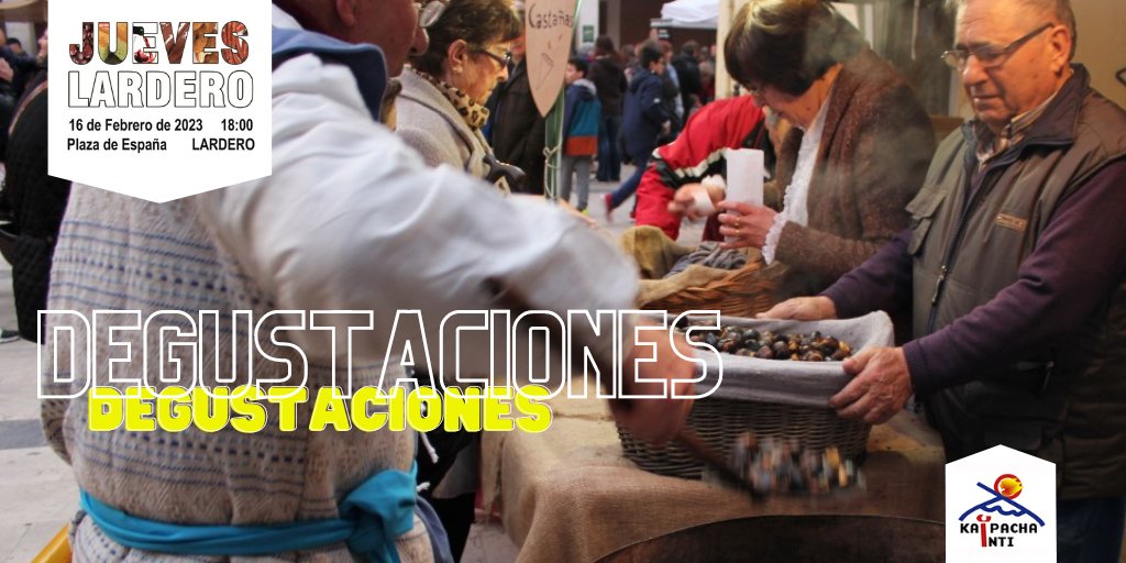 ¡Vuelve el JUEVES LARDERO, de Kaipacha Inti!!!

📆 Jueves 16 de Febrero
🕕  18:oo h
📍  Pza. de España (Lardero)

☑️ Degustaciones 
☑️ II Concurso de Tartas y Bizcochos
☑️ Actuaciones
☑️ Toro de fuego 
☑️ … Y MUCHA SOLIDARIDAD

¡Os esperamos a todos!

#Lardero #JuevesLardero