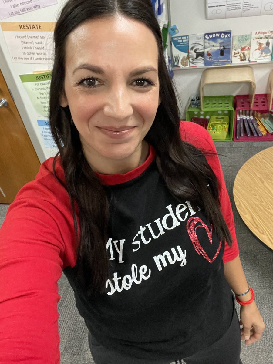 When it’s pajama day for #kindnessweek and the day before Valentine’s Day! 
You know I love a good #teachershirt moment! ❤️❤️❤️ 
@CFBRainwater @CFBISD @nicgreenleaf @jannafish @susanmachayo