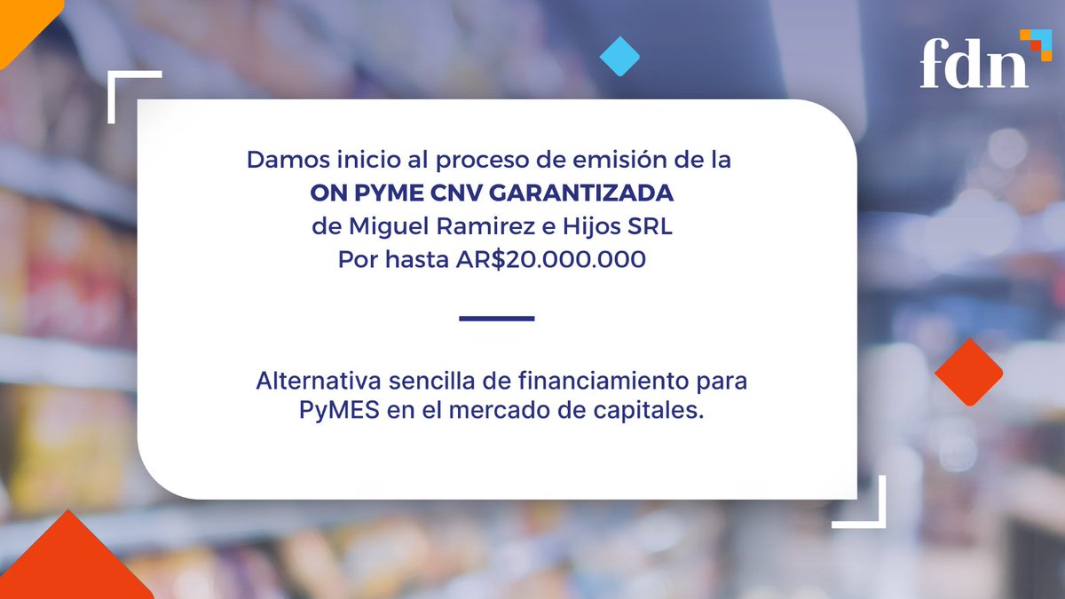 Del 10 al 14 de febrero será el periodo de DIFUSIÓN de la licitación pública de la ON Simple.
El 15 de febrero será la LICITACIÓN PÚBLICA.
👉Si queres más información y asesoramiento contáctanos a onsimple@fiduciariadelnorte.com.ar