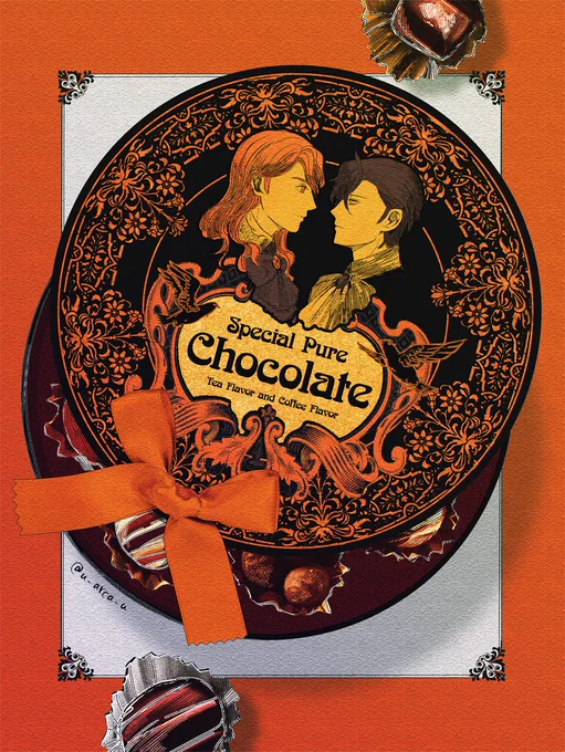 Chocolates featuring two historical figures#ferdibert 