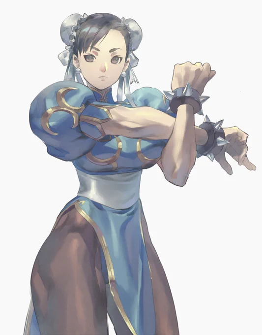 格ゲ女キャラ詰め#格ゲーキャラ描こうぜ 