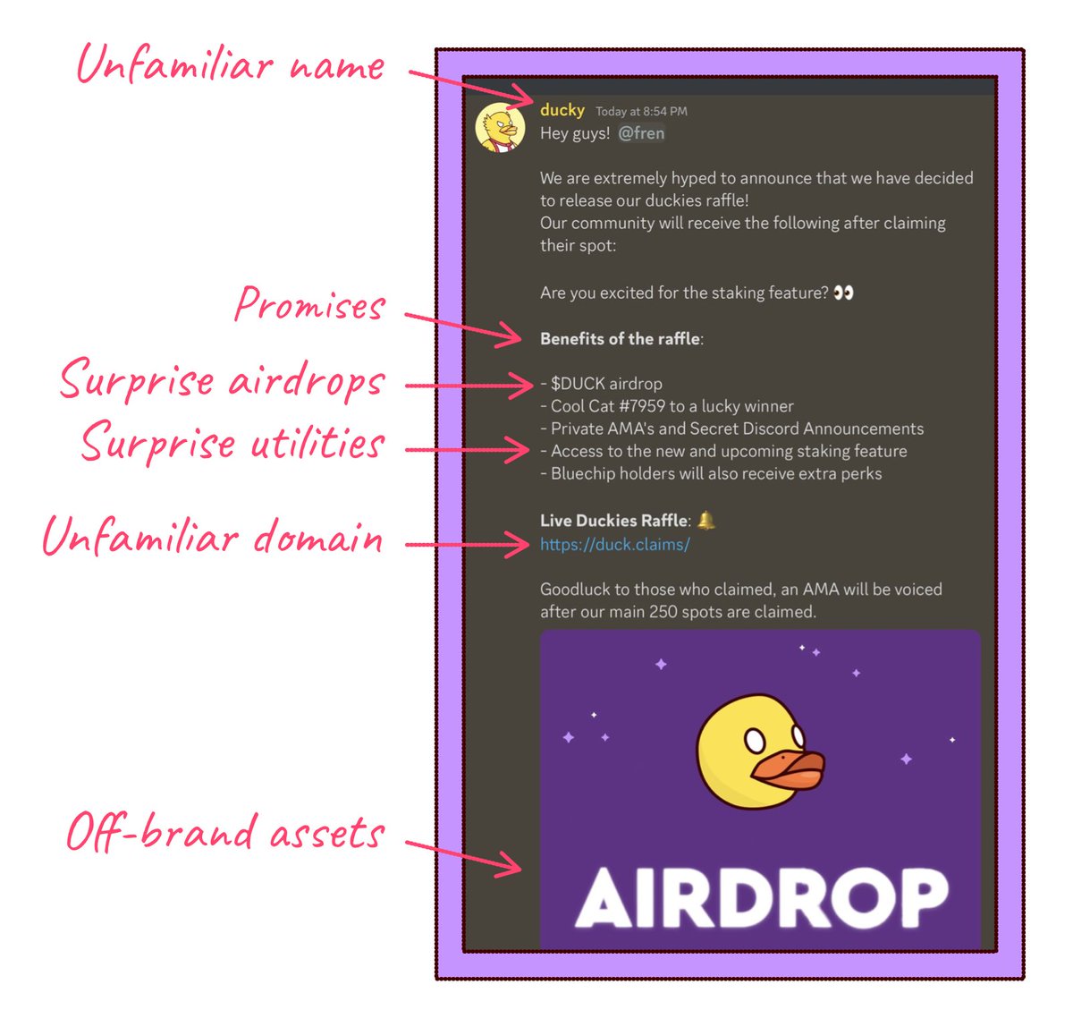 Seeing red flags isn't always easy, and I'm extremely sorry for anyone who got misled. 💛 I believe it's a great opportunity to help each other to become more aware of the risks.