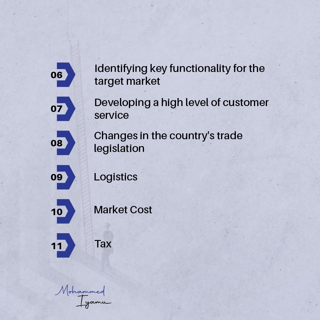 MohammedIyamu's tweet photo. Planning a market entry strategy can be daunting.
What challenges are you currently facing in your business?
#MIthoughts #mohammediyamu
#marketexpansion #marketentry
#businessexpansion #partnership #mergersandacquisitions https://t.co/GWWDMxR8xR