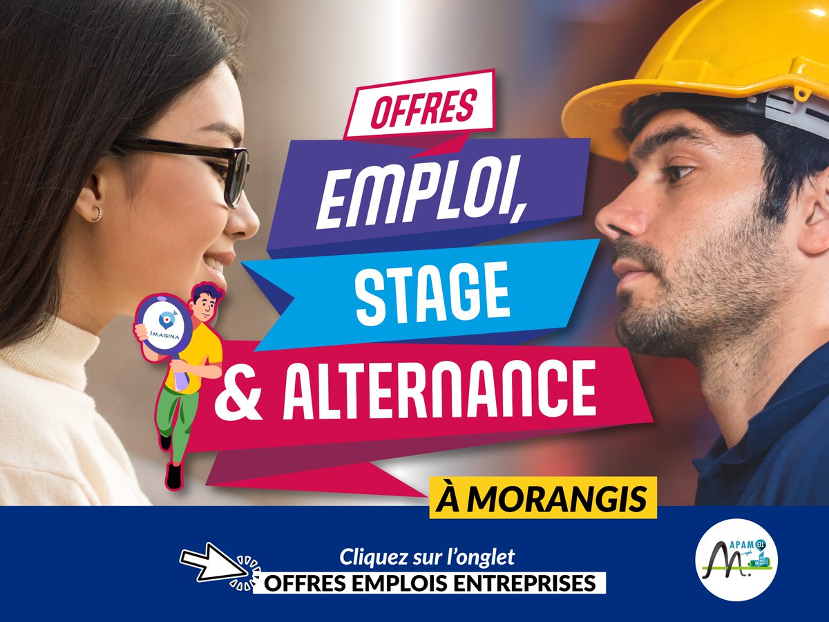 [ EMPLOIS À MORANGIS ] 💬
À la recherche d’un emploi, d’une alternance ou d’un stage sur Morangis? L’APAM91 lance sa plateforme de recrutement et propose de nombreux postes dans la ZI. morangis91.com/offres-d-emplo…
#Job #emploi #recrutement #morangis #apam91 #association #entreprises