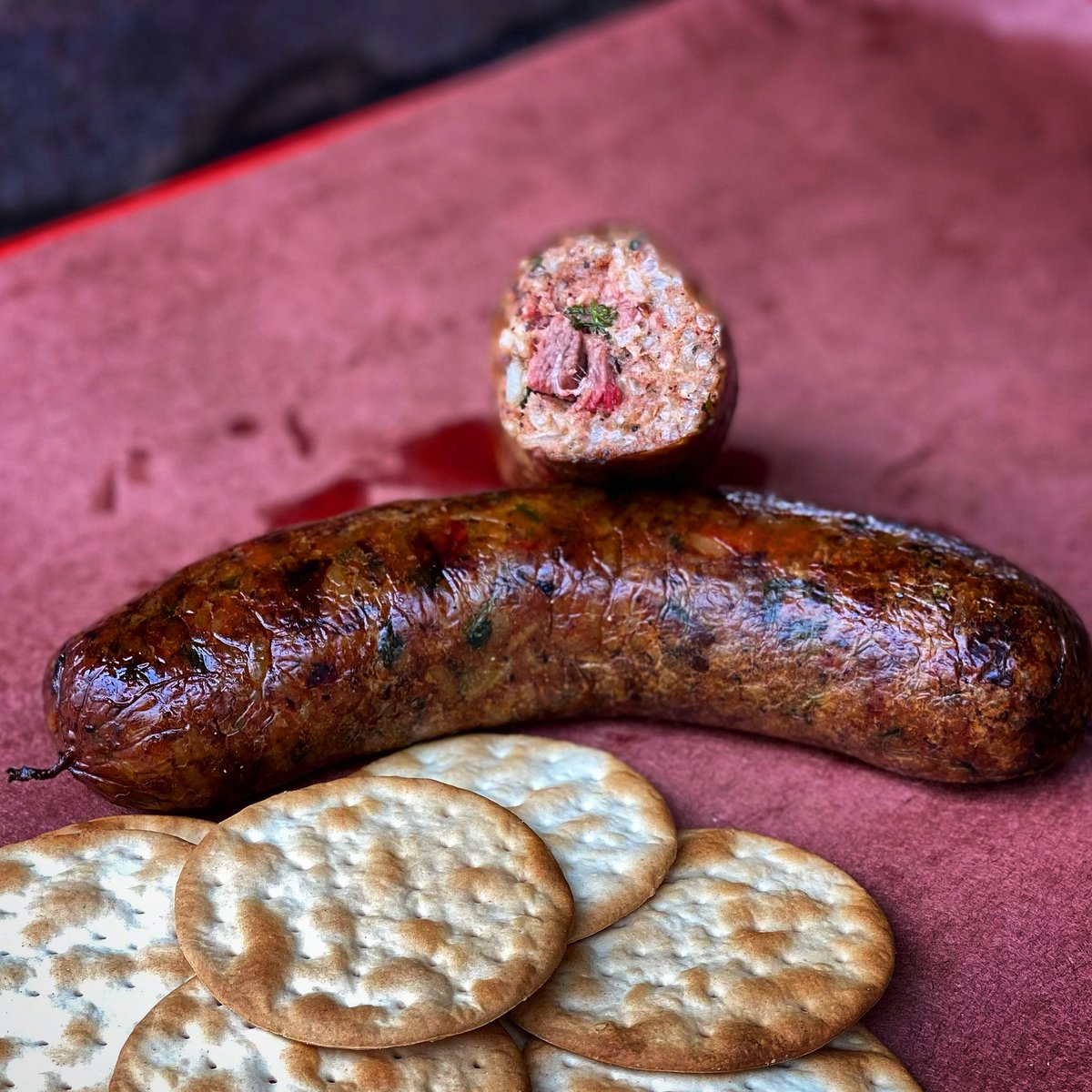 Did you get to try our brisket boudin last week? If not, I recommend you show up early or call in to preorder because it went pretty fast! Available only on Mondays. Open 11-3pm or sold out today, call 254-848-8200 to preorder. #saltpepperandawholelottaprayer #tmbbqtop50