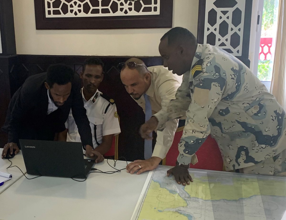 EU_FPI's tweet photo. #EUCrimario #IORIS platform fosters interoperability & strengthens #maritimesecurity. How?
Through #EUmaritime security exercises like this one held with regional partners in the Gulf of Aden, where 5 maritime agencies from the region were joined by @EUNAVFOR & @EUCAPSOM https://t.co/ARqjHNd26f