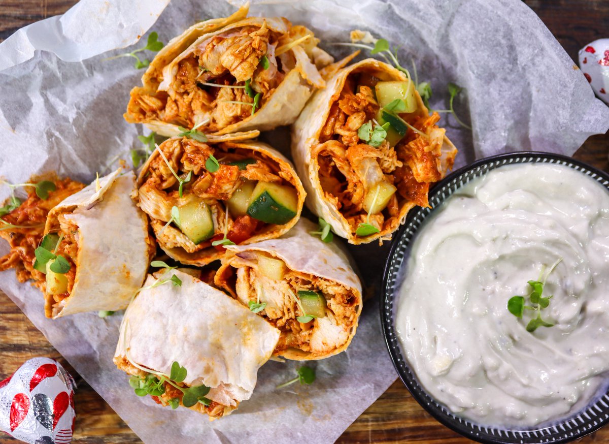 Here's a quick and easy recipe you can try to woo your one and only this evening ❣️
Make sure to try our <a href="/Clover_classic/">Clover Classic</a> Buffalo Chicken Tortilla Wheels with Blue Cheese Sauce: bit.ly/3YxVR8M #AfternoonExpress