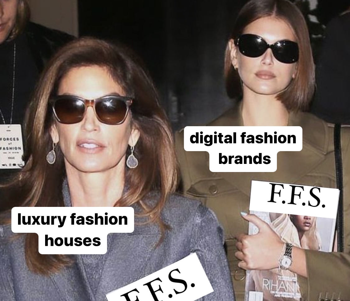 HollyWoodLabs_'s tweet image. gm fashion crew🖤 IYKYK 👀 Future Fashion Summit speakers to be announced later today...💎 

@nft_paris @megan_kaspar @laureguilbault @winnyeth @cyber_yuyu @_Victoire_ @holisticeth @KaiaGerber @CindyCrawford @maghanmcd @Mattapause @hypebae @Dazed @CybrMagazine