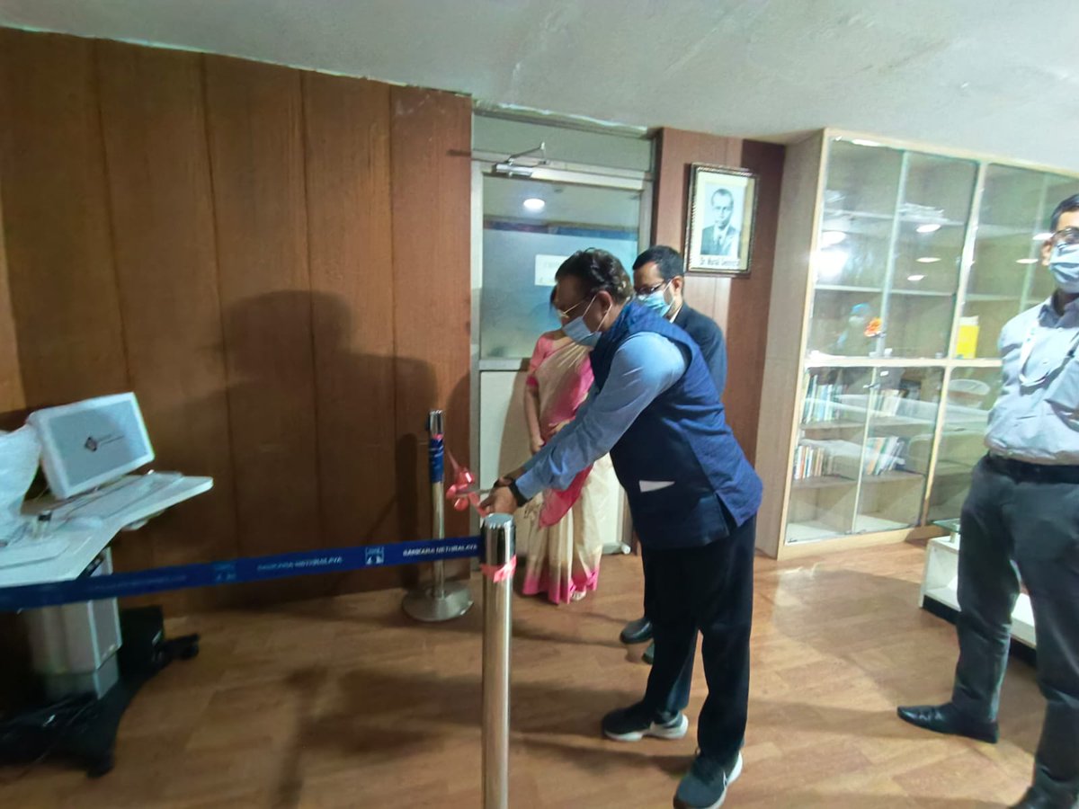 mstcindia's tweet image. Under CSR initiatives,MSTC donated State-of-the-Art ‘Verion Image Guided System With Digital Marker’ to Sankara Nethralaya, Mukundapur, Kolkata for the benefit of underprivileged and economically vulnerable individuals residing in East &amp;amp; North East India.