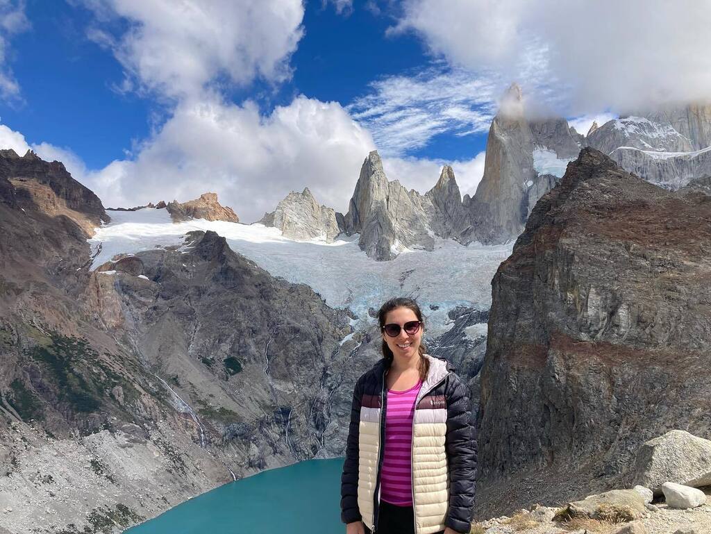 El Chalten: the longest, hardest hike of my life to Laguna de Los Tres. So worth it. instagr.am/p/Comneu1Oji2/