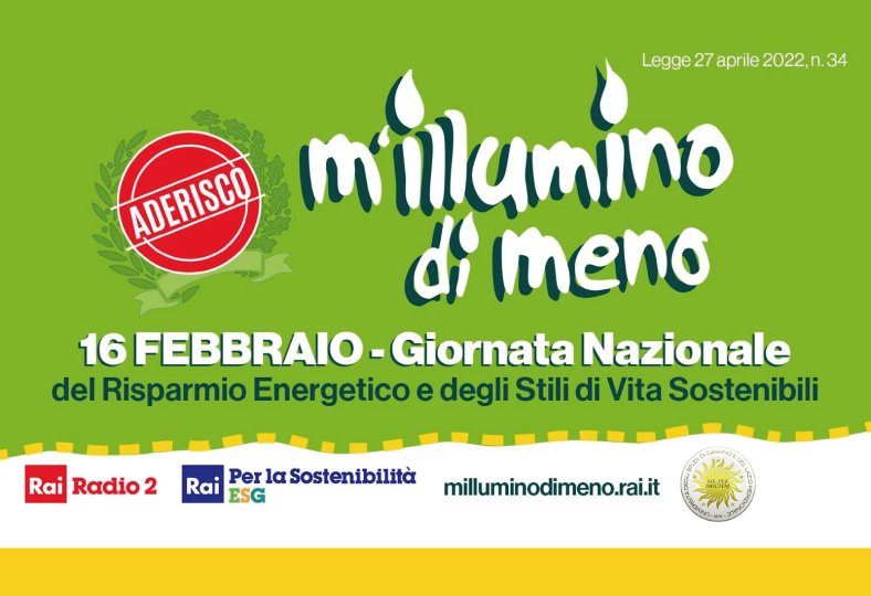 Giovedì 16/2 #Unicas aderisce a #MilluminodiMeno, Giornata Nazionale del risparmio energetico e degli stili di vita sostenibili promossa dalla trasmissione <a href="/caterpillarrai/">Caterpillar Radio2</a> 🌱unicas.it/51017 
#milluminodimeno2023