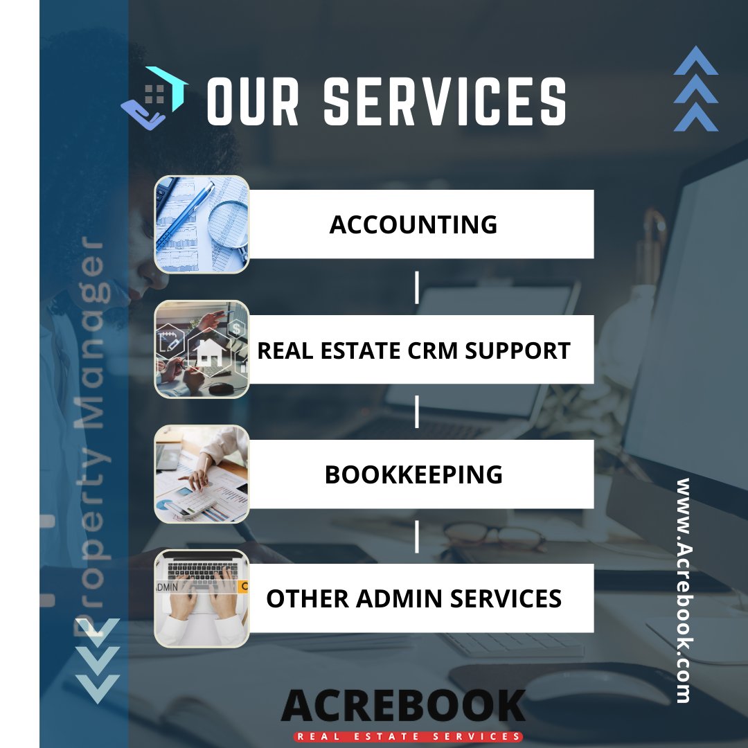 #RealEstateAccounting #Bookkeeping #Reconciliation #PropertyManagement #CashFlow #IncomeExpenseTracking #FinancialStatements #TaxCompliance #Outsourcing #ExpertServices  #TimeManagement #BusinessGrowth #PropertyManagementMadeEasy #StreamlineYourAccounting  #AccurateData
