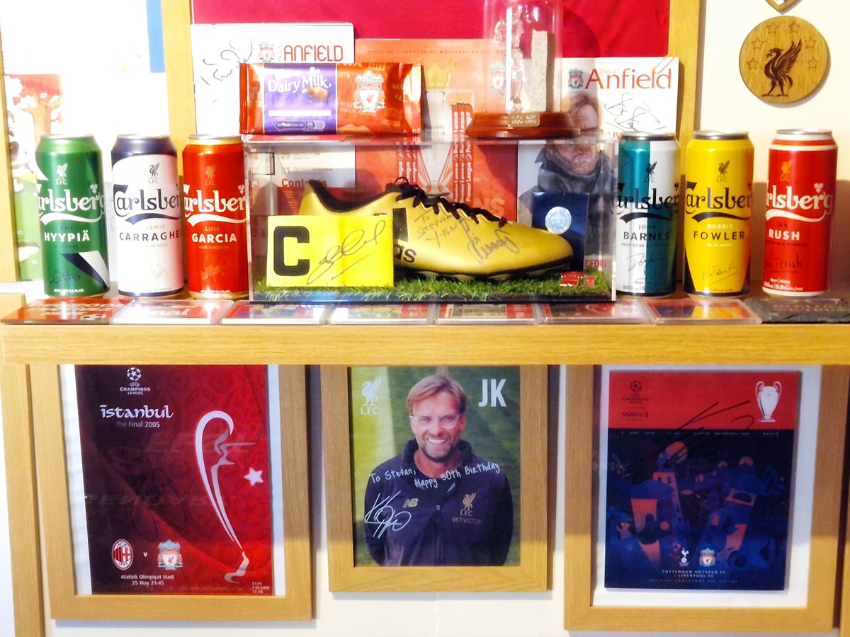 Fasten22's tweet image. 6 fantasic new additions to my mancave thank-you @LFCRetail &amp;amp; @CarlsbergUK