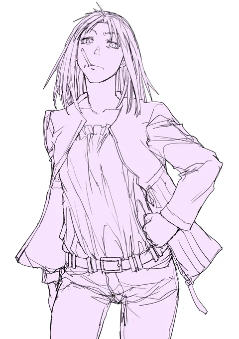 イラスト再掲 咲(オタクに厳しかった頃) 