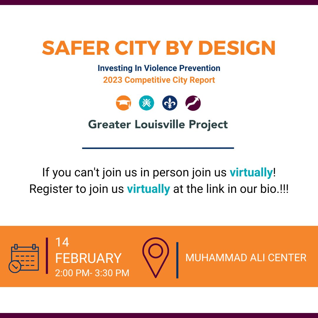 Join us virtually if you can join us at the Ali Center

Register for the live stream at this link.
streamyard.com/watch/tUXBdUNV…

 #greaterlouisvilleproject #dataforlou