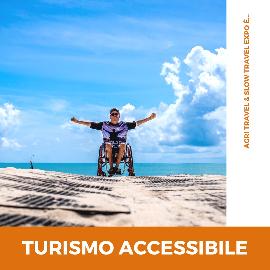 Agri Travel Expo è #turismoaccessibile
L'accessibilità è un tema rilevante per il settore turistico: il viaggio deve essere un’esperienza per tutti. Vieni anche tu a scoprire le proposte di viaggio accessibili!
👉bit.ly/3Gw9HlK

#agritravelexpo #fieradeiterritori
