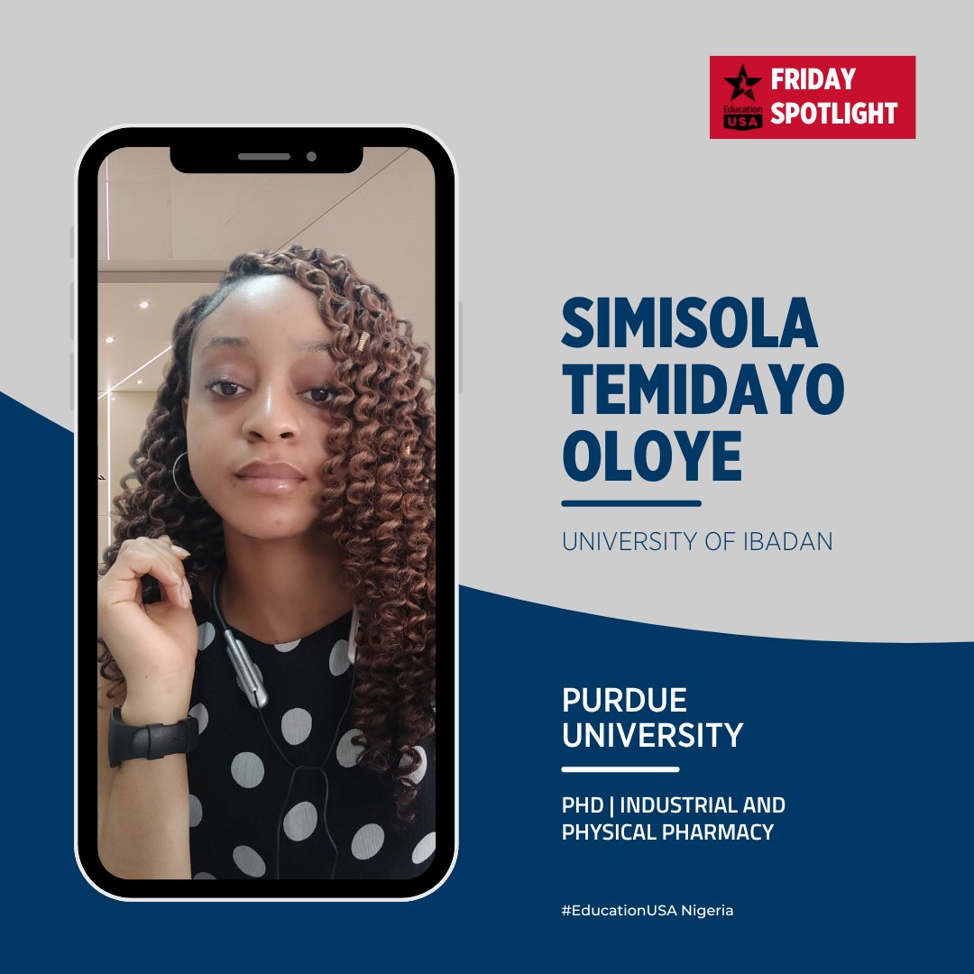 Congratulations to Simisola Oloye who graduated from the University of Ibadan with distinction. She holds a Bachelor of Pharmacy degree and received various awards including the award as the Best Graduating Female Pharmacy Student. Currently at <a href="/LifeAtPurdue/">Purdue University</a> graduate school.