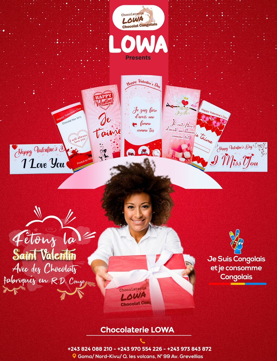 ChocoLowa's tweet photo. ❤️❤️JOUR J- QUELQUES HEURES SEULEMENT❤️❤️

Surprenez votre partenaires avec des chocolats spéciaux en cette journée dédiée aux amoureux!❤️❤️❤️‍🔥💓💞 https://t.co/WfbFXaQooG