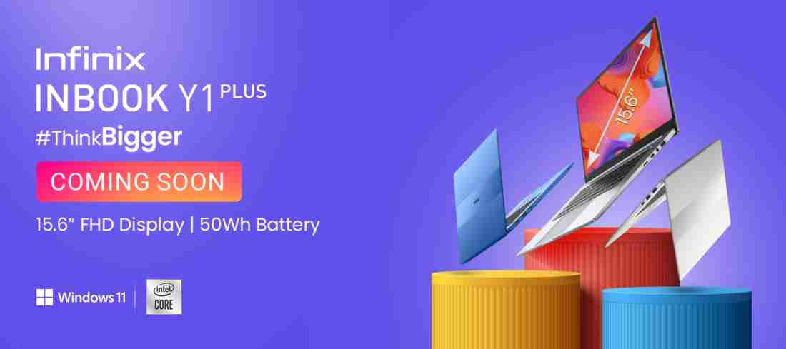 TechDocterz's tweet photo. #InfinixINBOOK Y1 PLUS Launching soon in India.

Specs
- 15.6" FHD+ IPS LCD Display
- 86% sRGB Color Gamut
- 250nits Peak Brightness
- Intel Core Processor
- 2W Dual Stereo Speakers
- 50Wh battery
- 45W Charging via Type-C Port
- Windows 11

Color Options
- Silver, Blue, and Grey https://t.co/oNVYSoVkWz