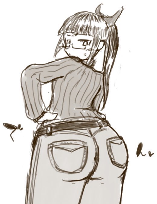 ァー【nsfw🔞】 #あなたのデカケツ作品を見せてください 