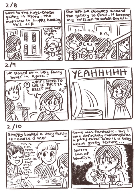 More diary comics while in Japan, it's honestly been kinda hard picking specific events to draw about! 