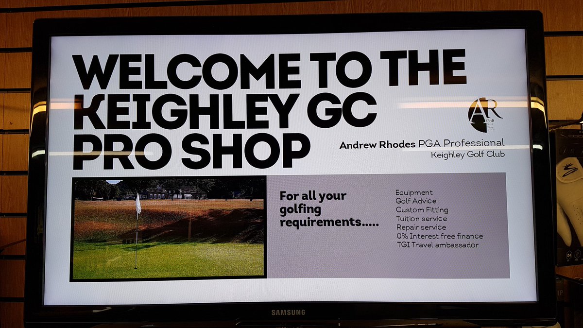 AndyRhodesPGA's tweet photo. Perfect start to the week with a visit from @TGI_ChrisTaylor always available &amp; a wealth of experience &amp; knowledge for partners to utilise Discussions from @TGI_Golf @Keighleygc @XPOS_Retail @CrossoverTech #tgibusconf &amp; of course upcoming Team Challenge @gloriagolf #itswhattheydo https://t.co/JLGvR3wcTH